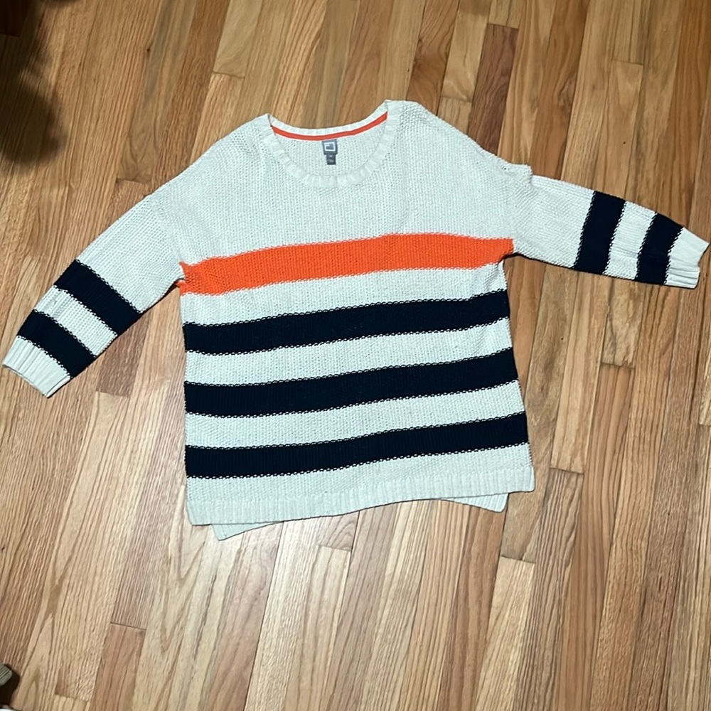 JCPenney Women Ivory Pullover Sweater M